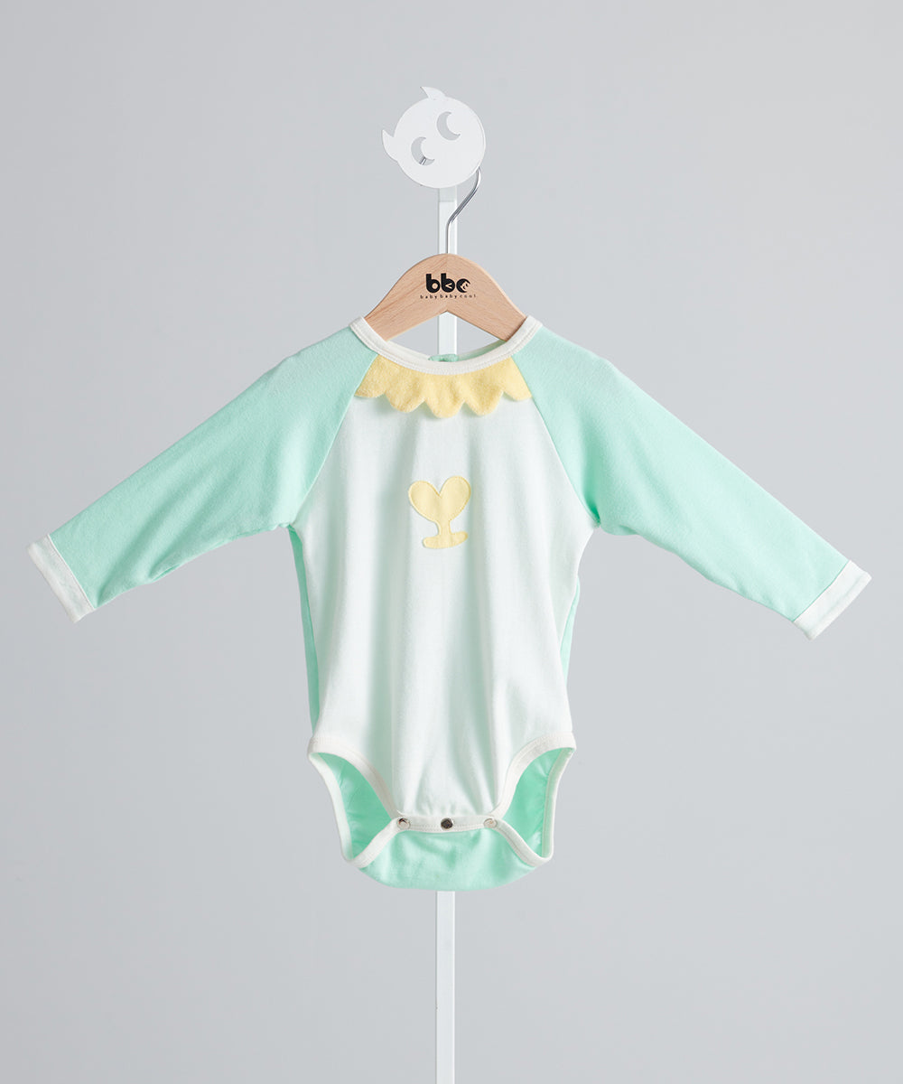 Main | Happy Face Series for Toddlers - Sheep Bodysuit | Animal Face | 100% Organic Cotton