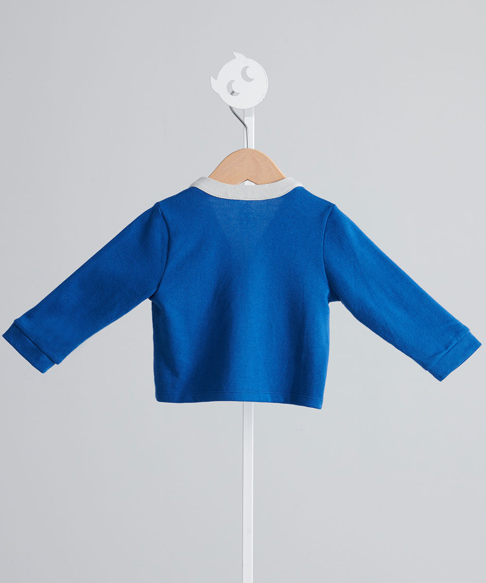 Main | BBC classic logo for children cardigan | Elf logo | 100% organic cotton