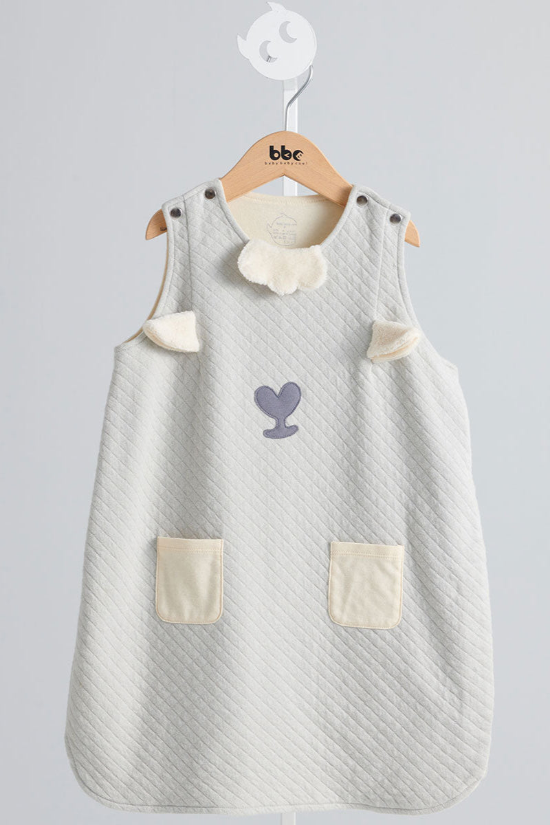 Main | Happy Face Series for Toddlers - Lamb Quilt (Thick) | Animal Face | 100% Organic Cotton
