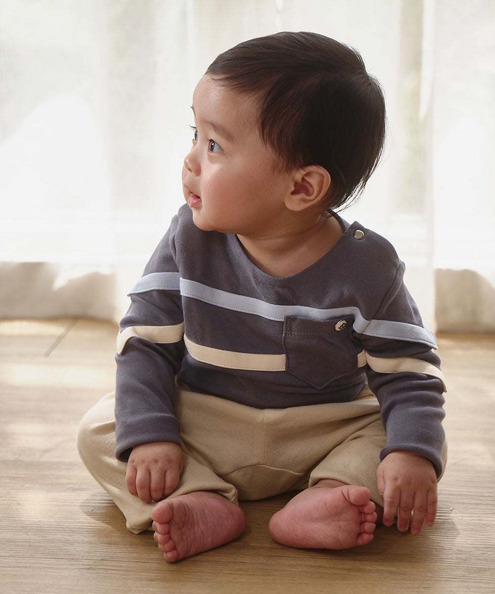 Main | Toddler Napoleon Bodysuit | Paneled | 100% organic cotton