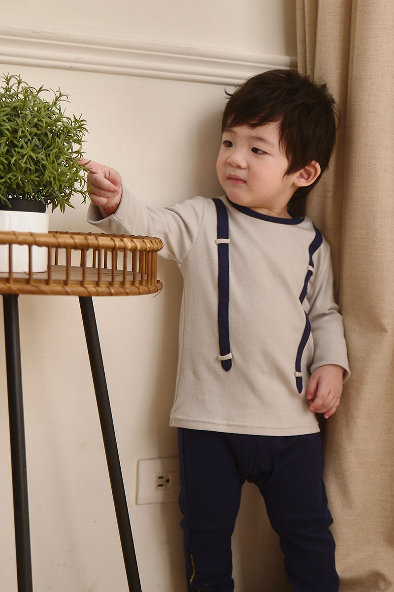 Main | Toddler Babyboss Camisole Top | Paneled | 100% organic cotton