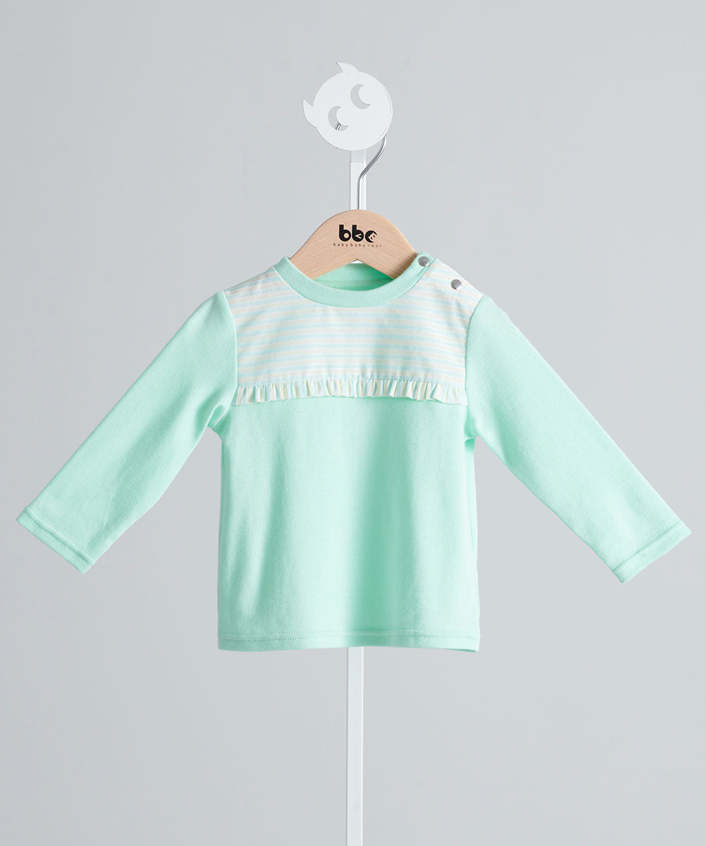 Main | Toddler French Macaroon Pintuck Top | Paneled | 100% organic cotton