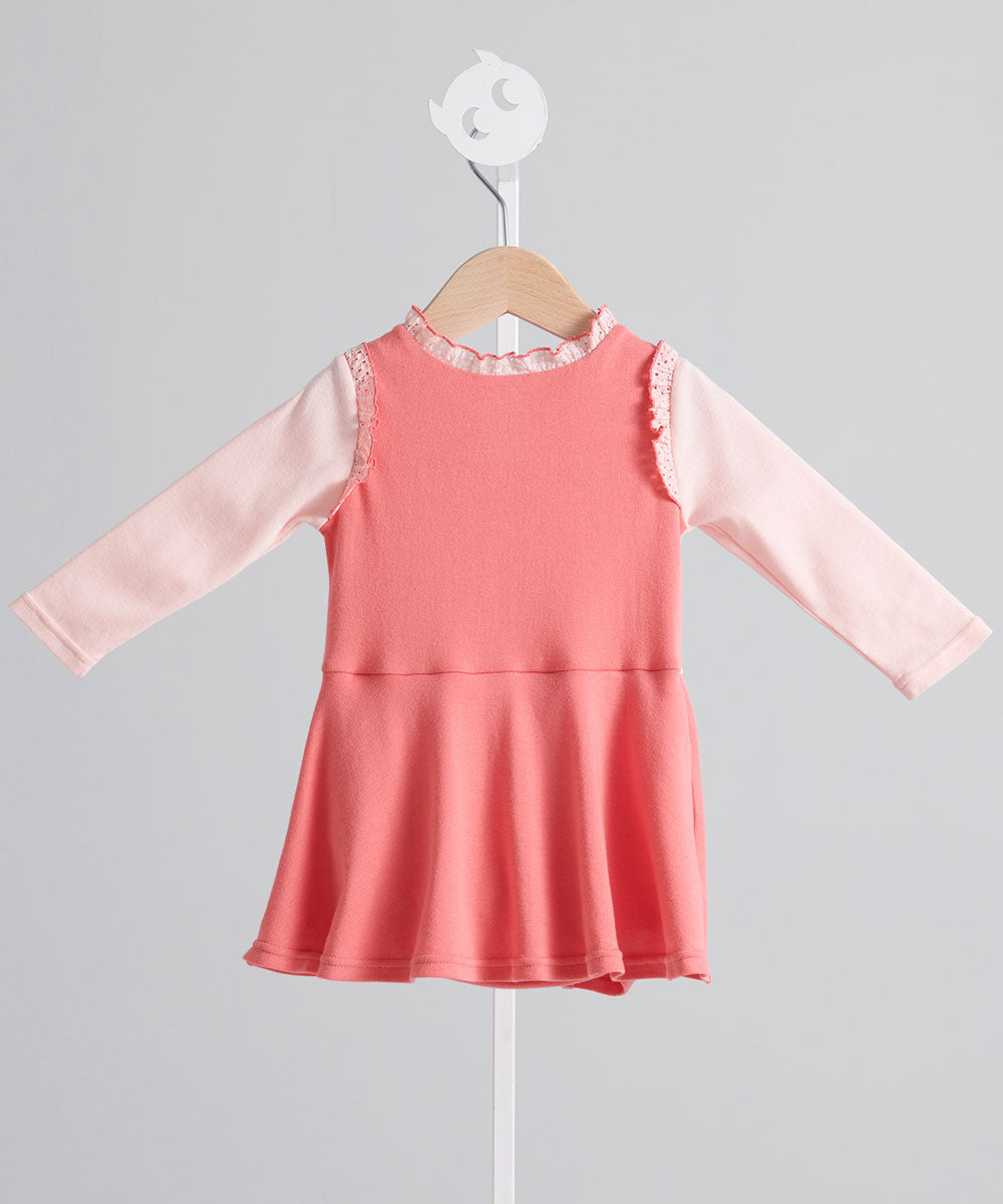 Main | Toddler Pop Waltz Bodysuit Dress | Patchwork | 100% organic cotton