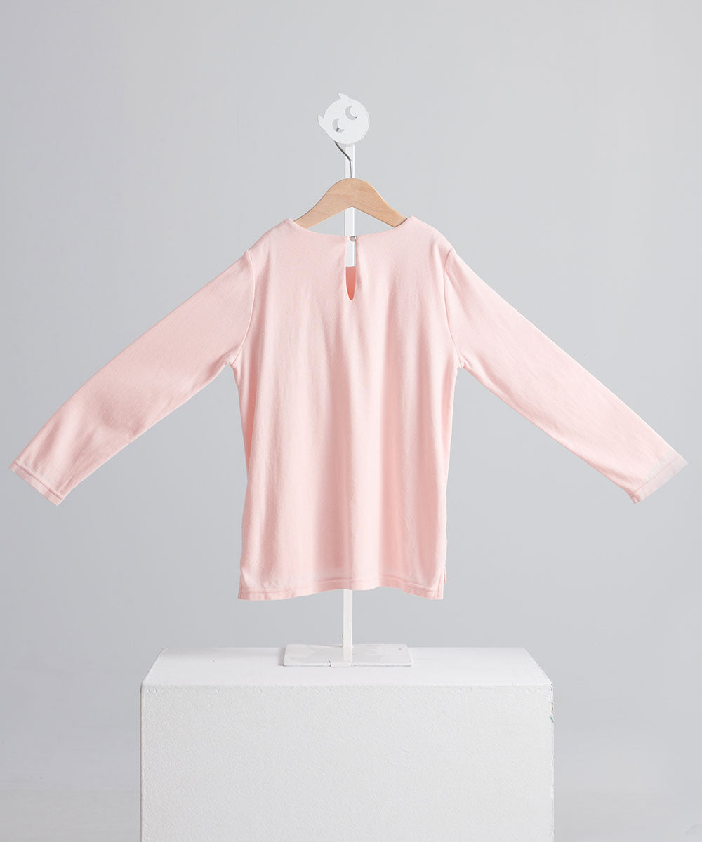 Main | Girls The gift series - 3D butterfly knot top | Bow | 100% organic cotton