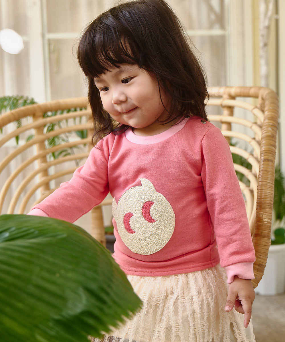 Main | Toddler BBC elf fur embroidered top | elf logo | 100% organic cotton