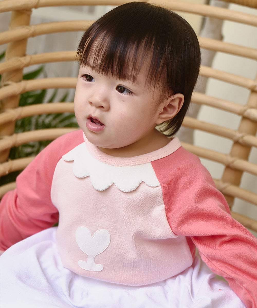 Main | Happy Face Series for Toddlers - Sheep Bodysuit | Animal Face | 100% Organic Cotton