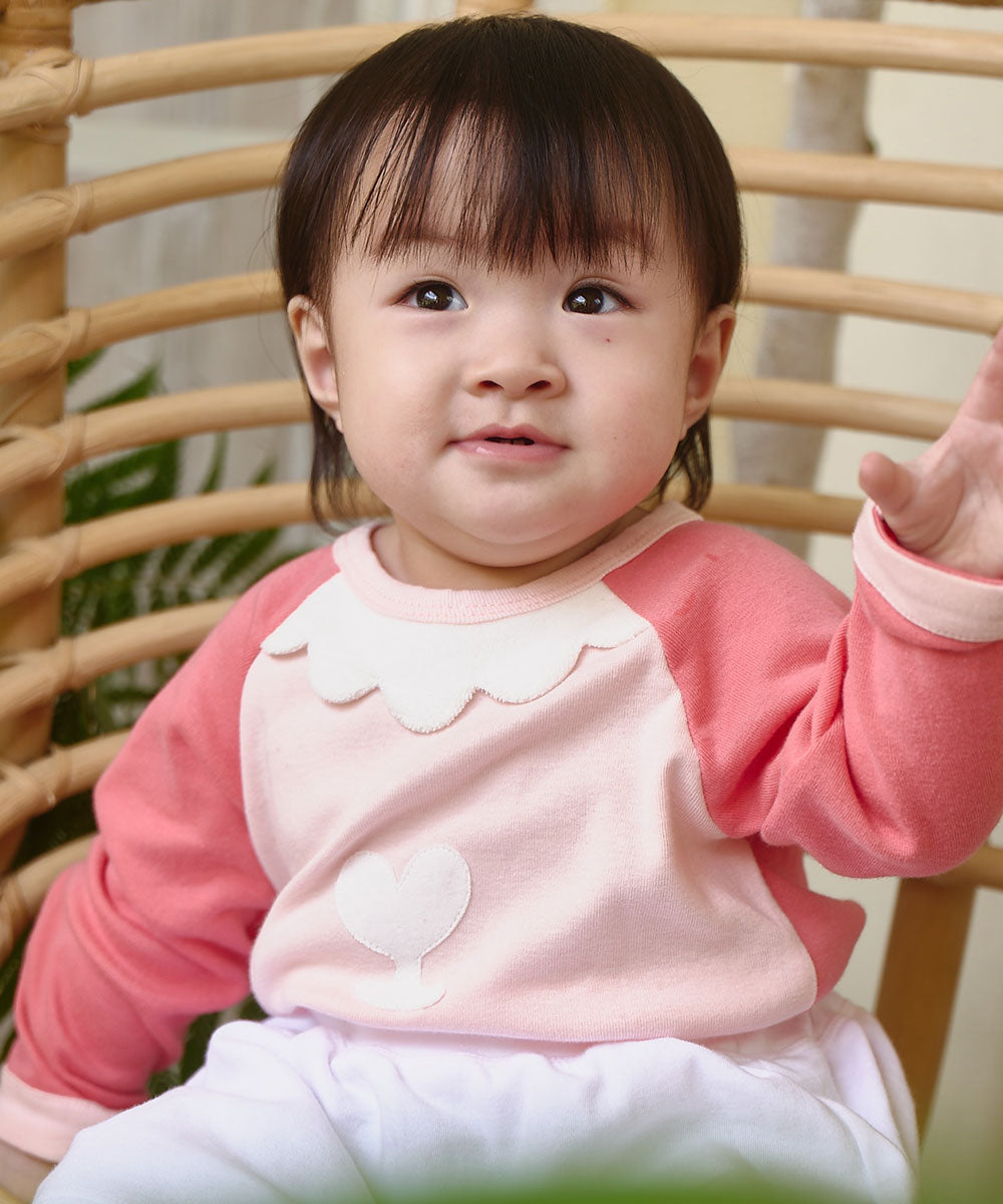 Main | Happy Face Series for Toddlers - Sheep Bodysuit | Animal Face | 100% Organic Cotton