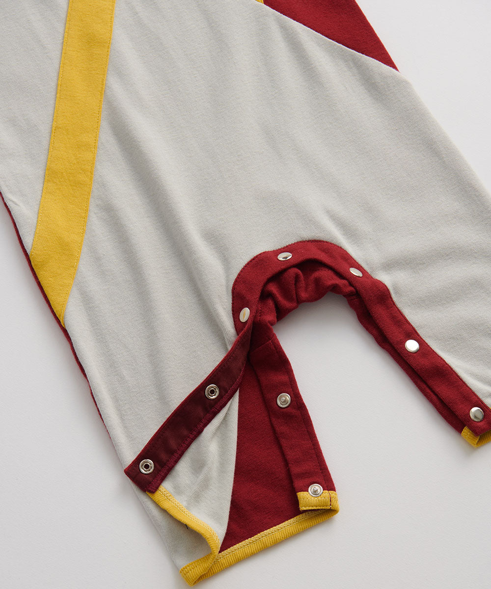 Main | Toddler Royal Trooper Bunny Jumpsuit | Paneled | 100% organic cotton