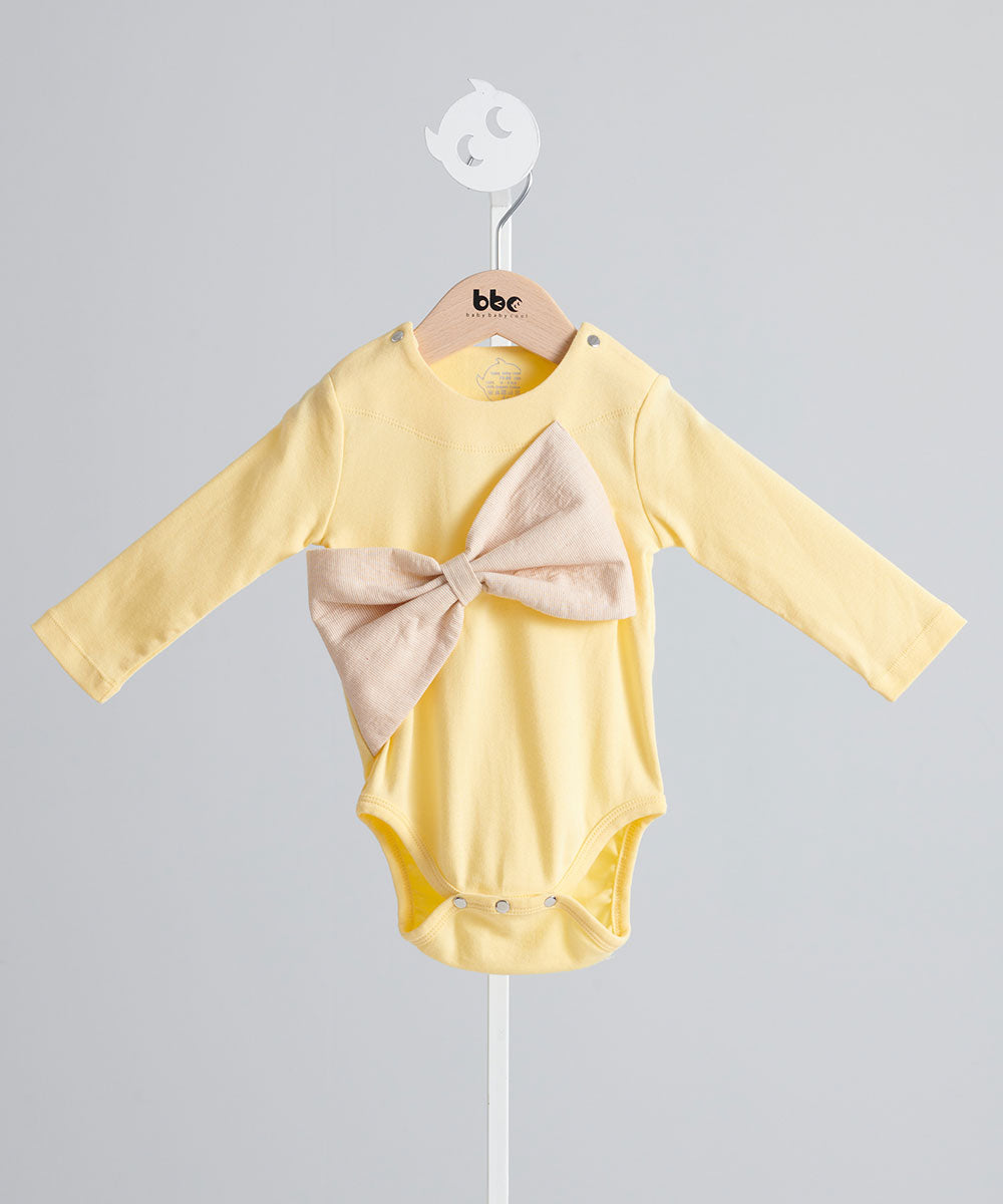 Main | Toddler 3D Big Bow Bodysuit | Bow | 100% organic cotton