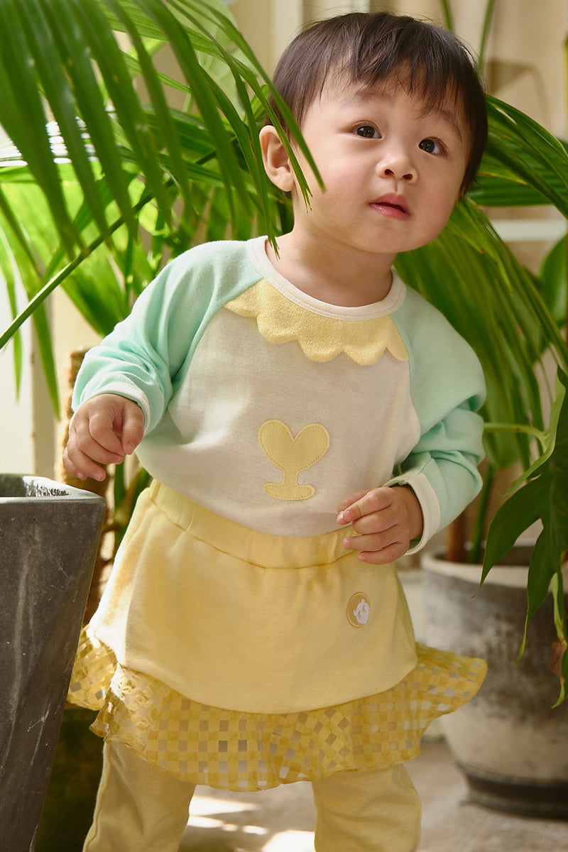 Main | Toddler Boboli Garden Skort | Lotus Leaf | 100% organic cotton