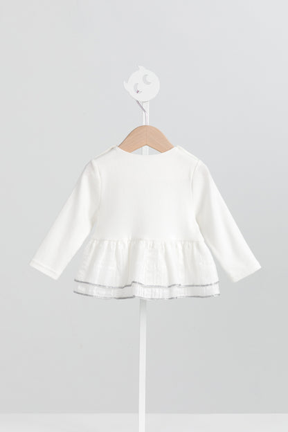 Main | 幼兒 Moon Petals荷葉裙上衣 | 長袖階梯領 荷葉 拼接 | 100%有機棉