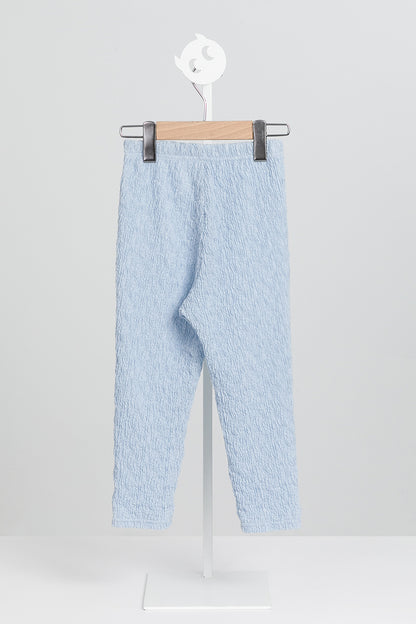 Luxury | 女童 Snow Puff內搭褲 | 細摺 紋理面料