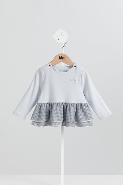 Main | 幼兒 Moon Petals荷葉裙上衣 | 長袖階梯領 荷葉 拼接 | 100%有機棉