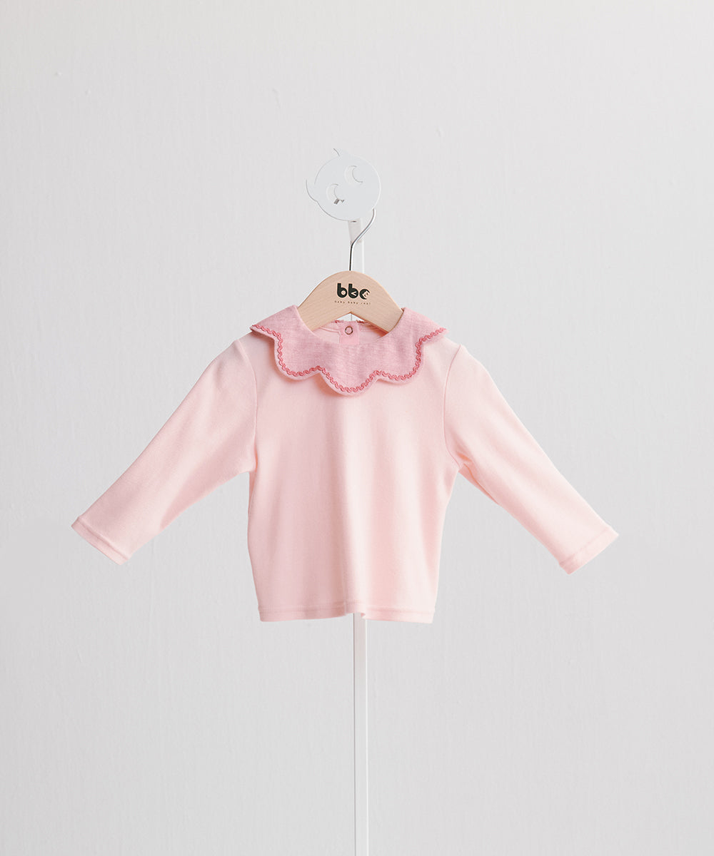 Main | 幼兒 珍珠花瓣領上衣 | 長袖花瓣領   | 100%有機棉