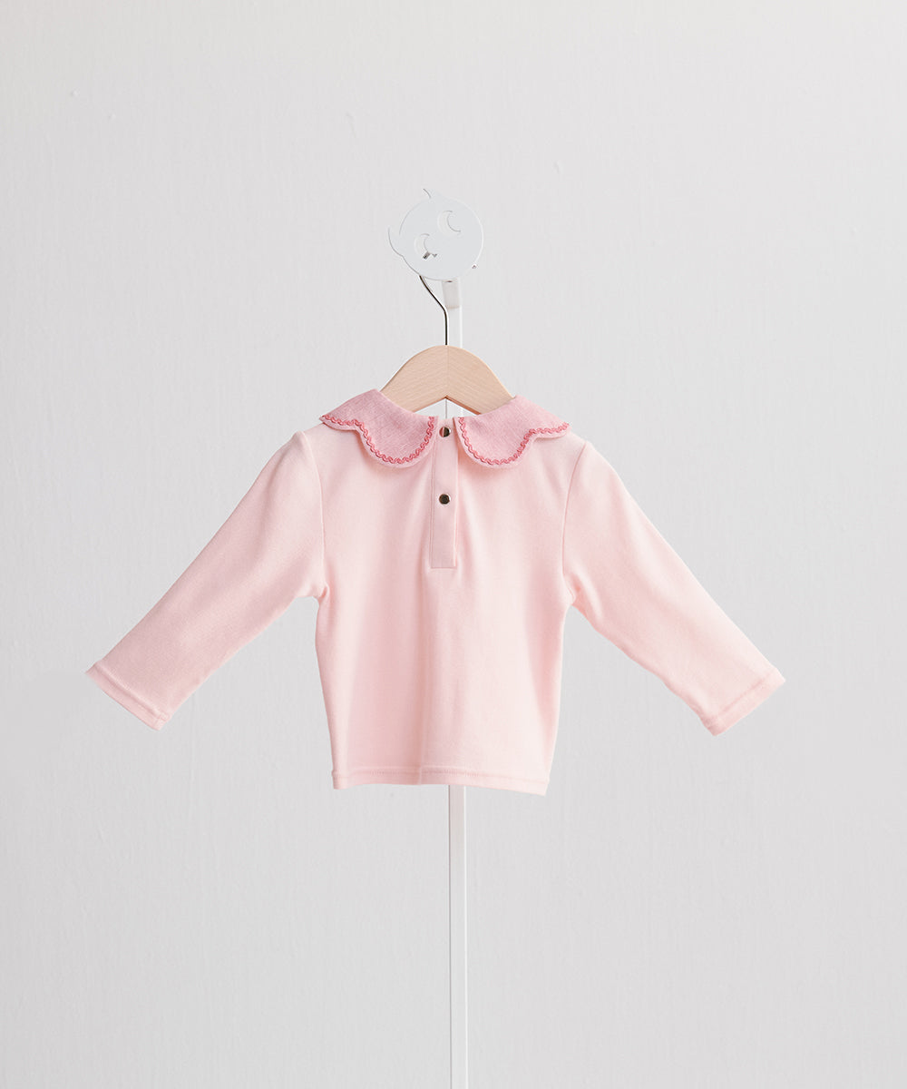 Main | 幼兒 珍珠花瓣領上衣 | 長袖花瓣領   | 100%有機棉