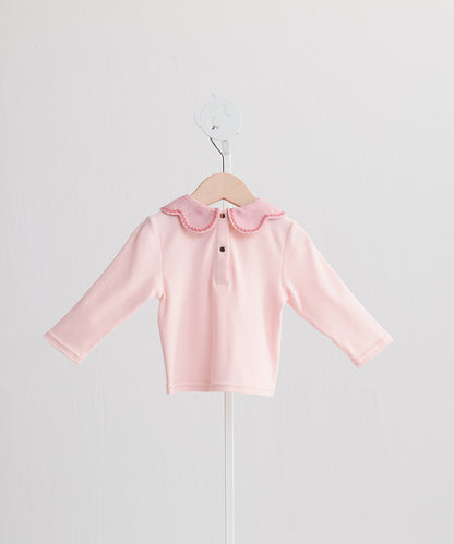 Main | 幼兒 珍珠花瓣領上衣 | 長袖花瓣領   | 100%有機棉