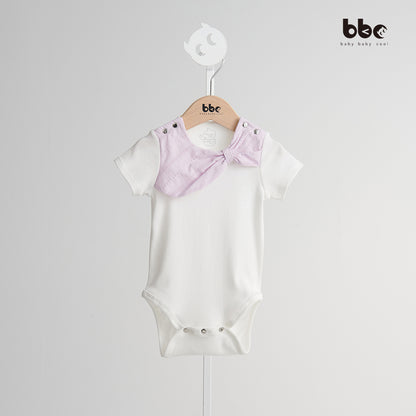 Main | Toddler Hepburn Series - Scarf Bodysuit | Bow | 100% organic cotton