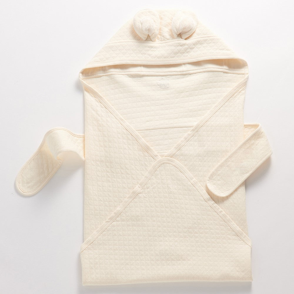 Main | Toddler Bear Ear Swaddle | 3D Tailoring, 3D Bear Ears | 100% Organic Cotton