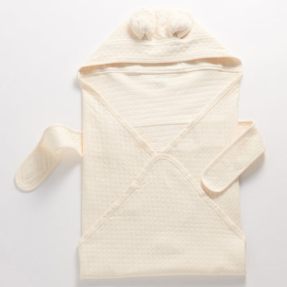 Main | Toddler Bear Ear Swaddle | 3D Tailoring, 3D Bear Ears | 100% Organic Cotton