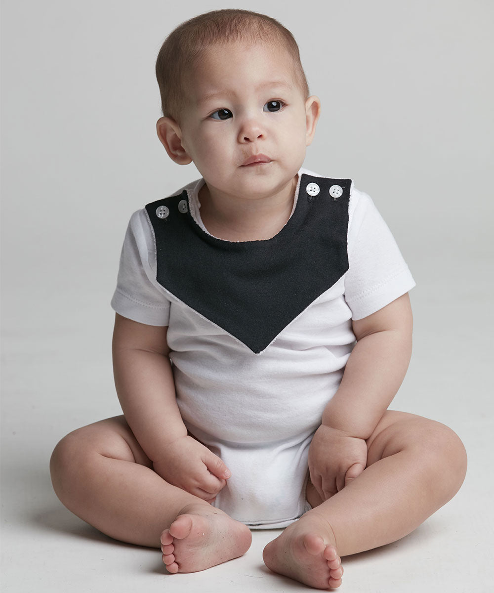 Geometric saliva towel bag butt shirt