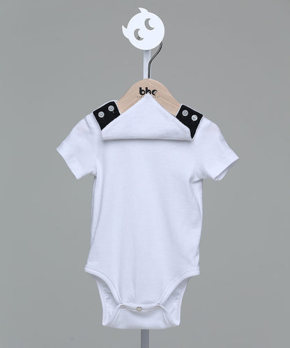 Geometric saliva towel bag butt shirt