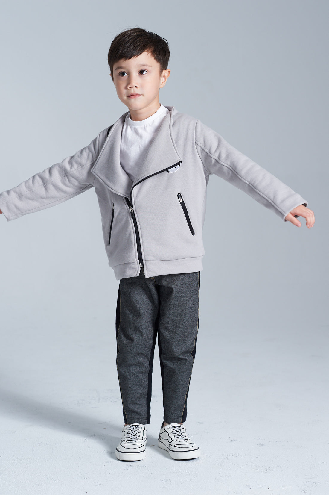 Main | Toddler British style three-dimensional lotus leaf long coat | lotus leaf | 100% organic cotton