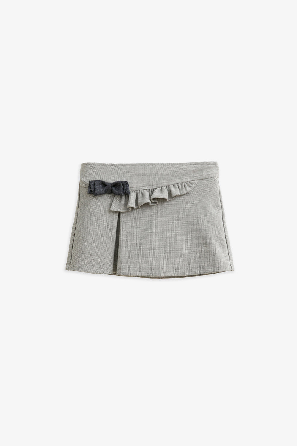Luxury | 幼兒 Lottie 千鳥格荷葉蝴蝶結活摺包屁裙