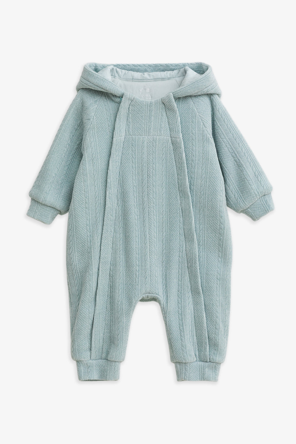 Luxury | 幼兒 Bear Hug 立體熊耳連帽雙拉鍊長袖連身兔裝