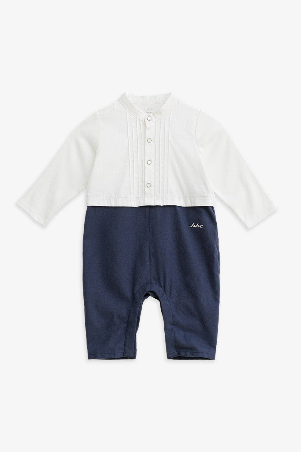 Main | 幼兒 Alfred 小立領 Pintuck 細褶銀蔥刺繡長袖連身兔裝