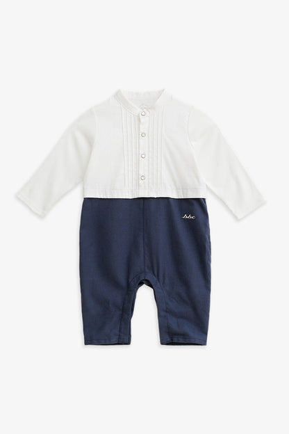 Main | 幼兒 Alfred 小立領 Pintuck 細褶銀蔥刺繡長袖連身兔裝