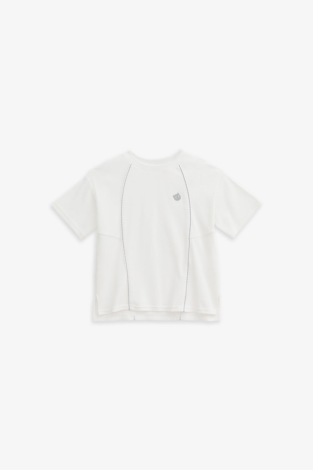 【預購】Main | 男童 Clean Cut 立體線條設計 小精靈 Logo運動風T-shirt 上衣 | 100% 有機棉