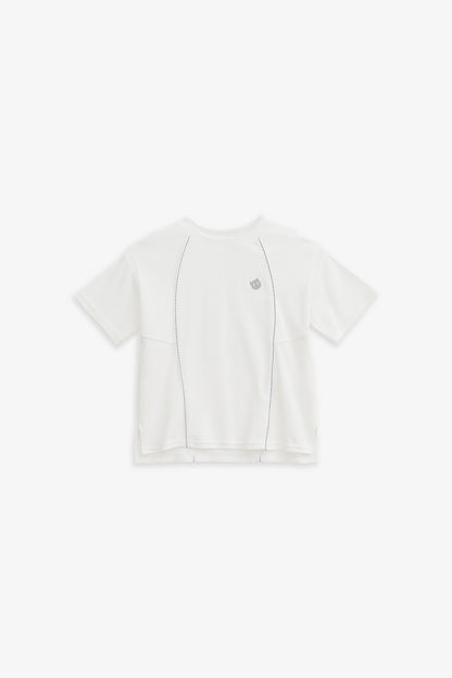 【預購】Main | 男童 Clean Cut 立體線條設計 小精靈 Logo運動風T-shirt 上衣 | 100% 有機棉