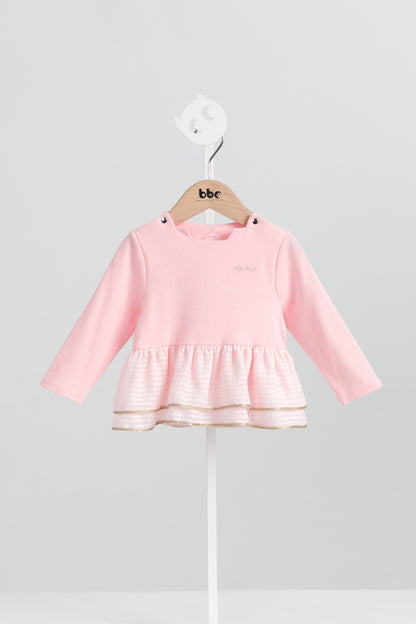 Main | 幼兒 Moon Petals荷葉裙上衣 | 長袖階梯領 荷葉 拼接 | 100%有機棉