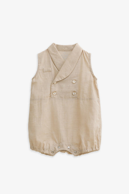 Main | Toddler Formal Wear Series - Bunny Jumpsuit with Loofah Collar | Formal Occasions | 100% Organic Cotton
