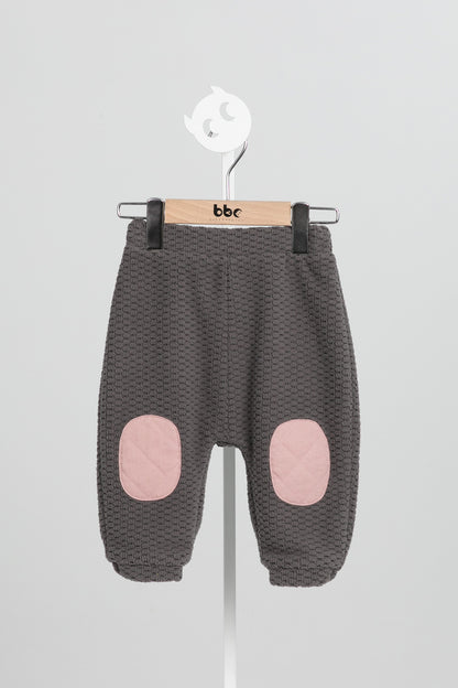 Luxury | 幼兒 Teddy Buddy保暖褲 | 拼接 紋理面料 運動風