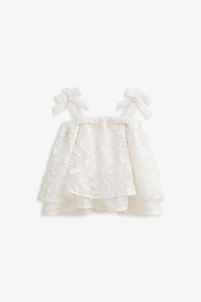 Luxury | 幼兒 Aurore 蝴蝶結雲朵吊帶洋裝