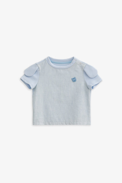 Main | 幼兒 Everyday 小精靈 Logo 立體剪裁帕皮上衣 | 100% 有機棉