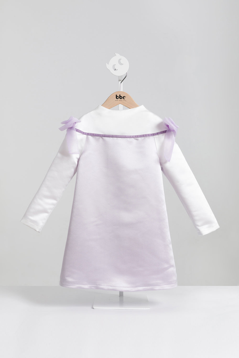 【訂製款】Luxury | 女童 訂製-Gala Bows蝴蝶結洋裝 | 長袖蝴蝶結 織帶 小立領