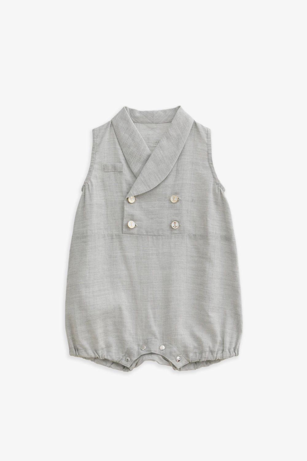 Main | Toddler Formal Wear Series - Bunny Jumpsuit with Loofah Collar | Formal Occasions | 100% Organic Cotton