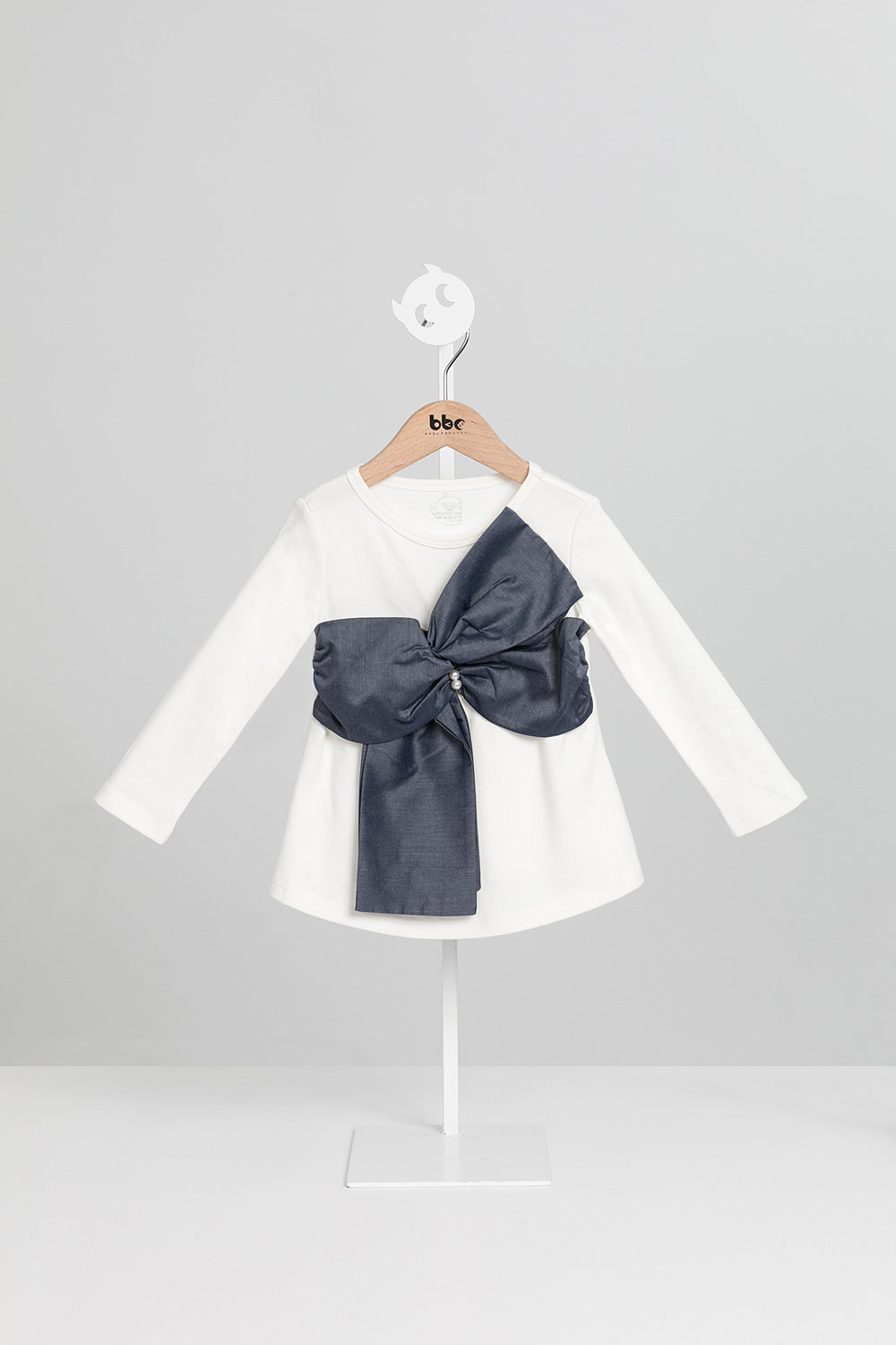 Main | 女童 Rubans Pearl蝴蝶結上衣 | 長袖蝴蝶結 立體剪裁 珍珠 | 100%有機棉