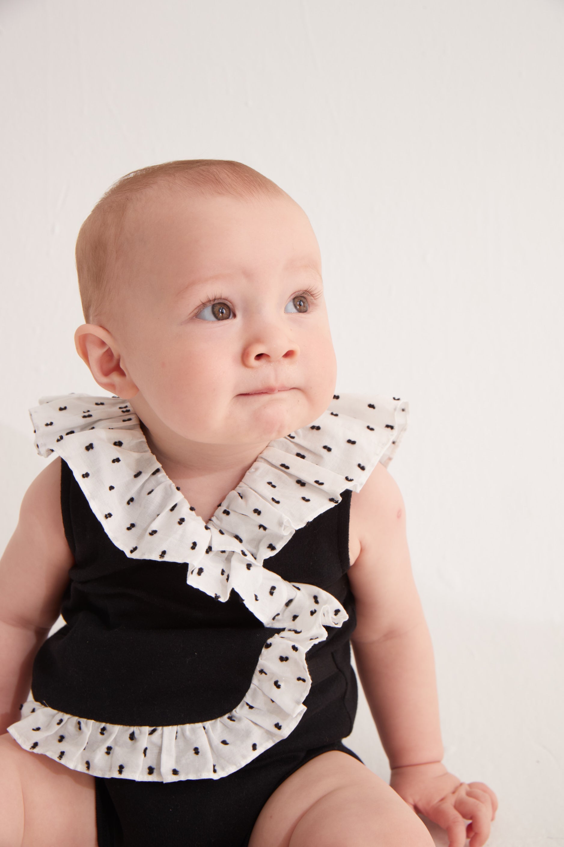 Main | Toddler Wave Series - Backless Lotus Leaf Bodysuit | Lotus Leaf Splicing | 100% Organic Cotton