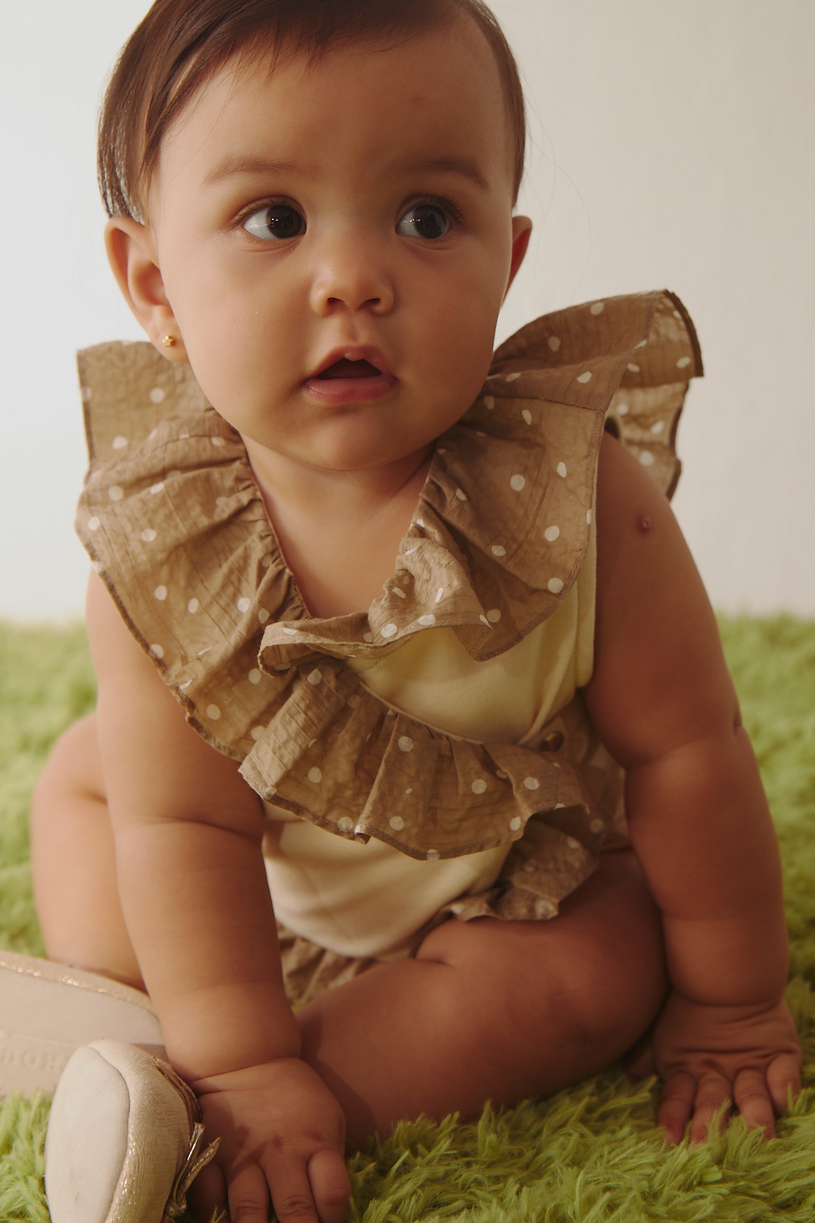 Main | Toddler Wave Series - Backless Lotus Leaf Bodysuit | Lotus Leaf Splicing | 100% Organic Cotton