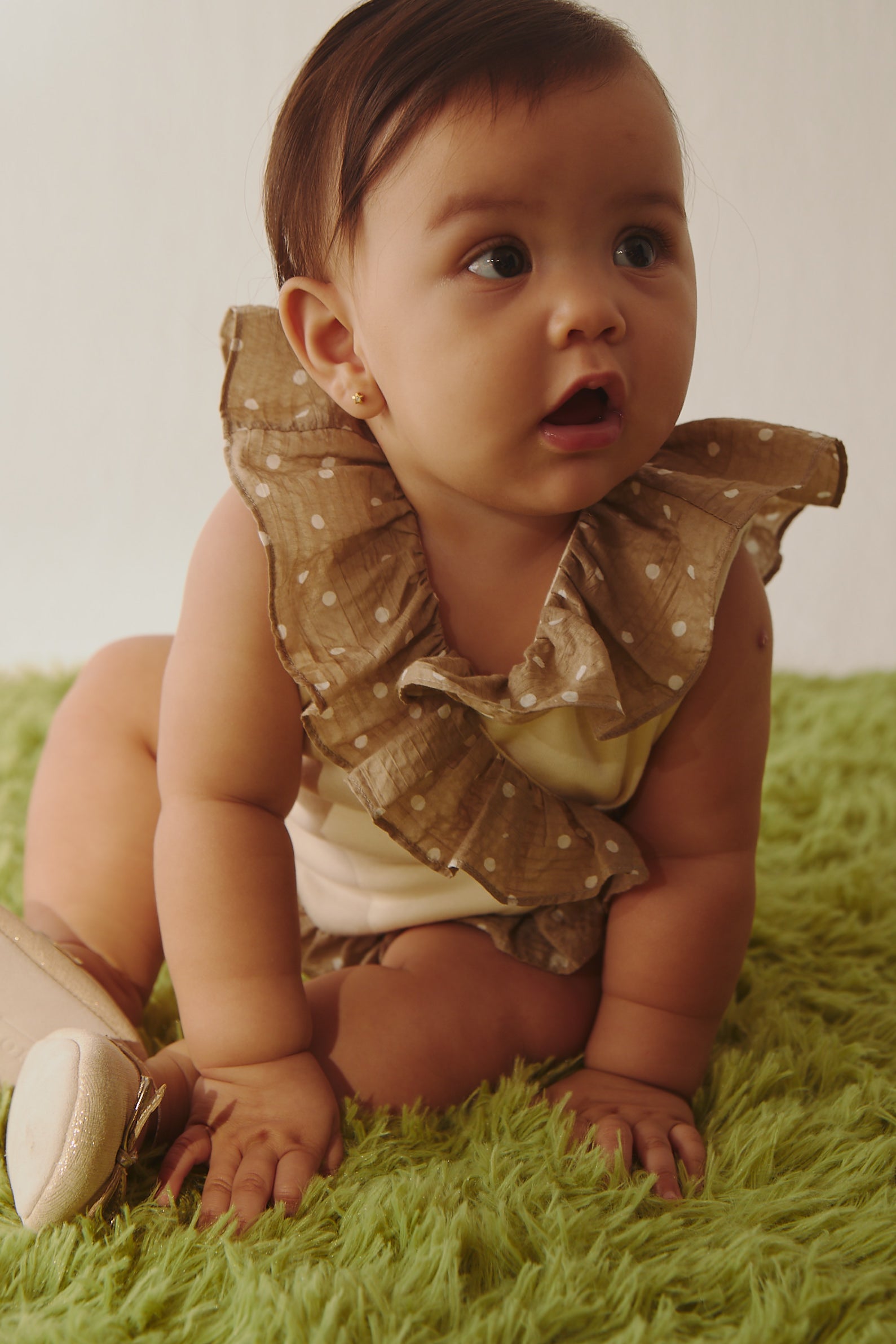 Main | Toddler Wave Series - Backless Lotus Leaf Bodysuit | Lotus Leaf Splicing | 100% Organic Cotton