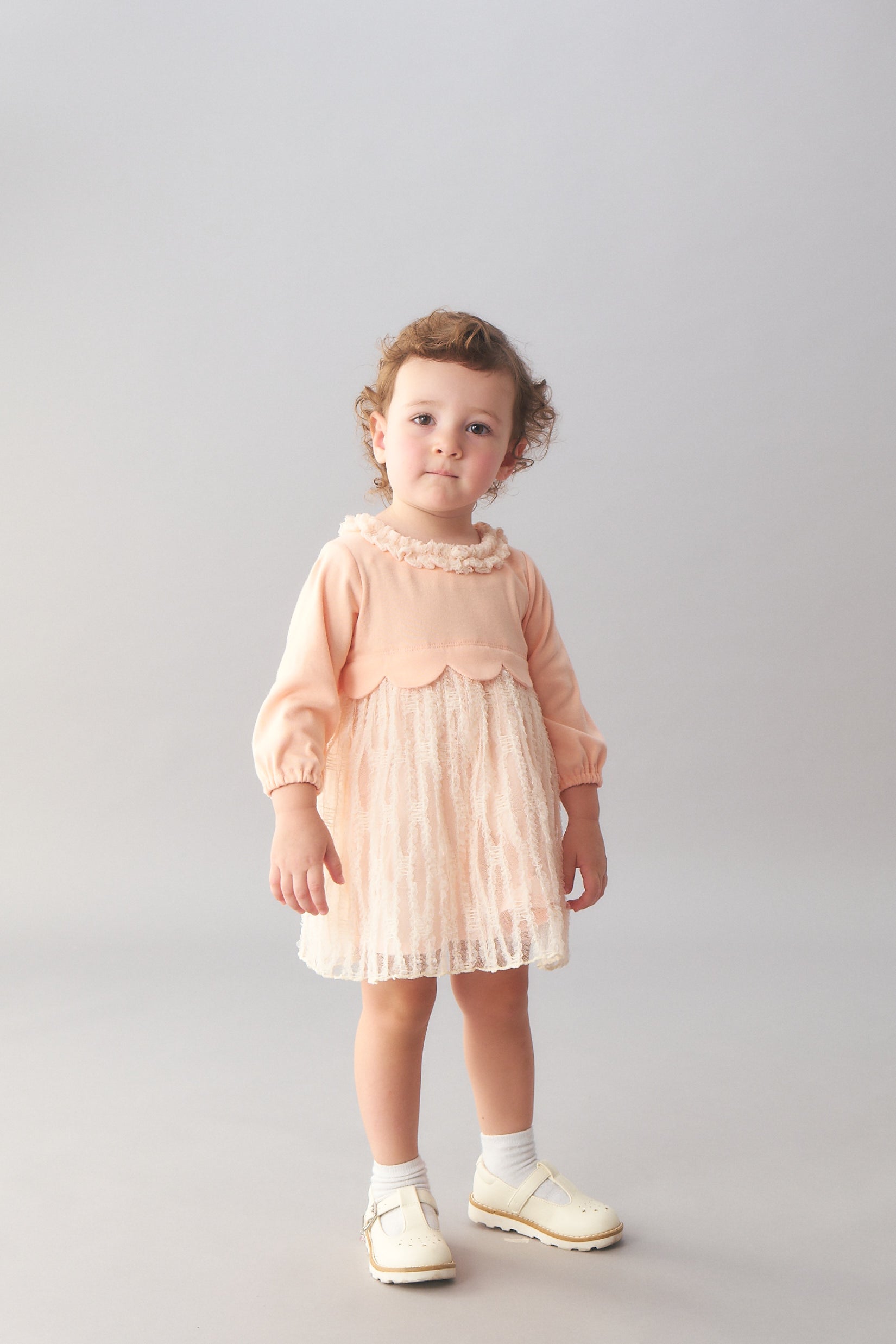 Main | Toddler Cloud Tulle Dress | Petals | 100% organic cotton