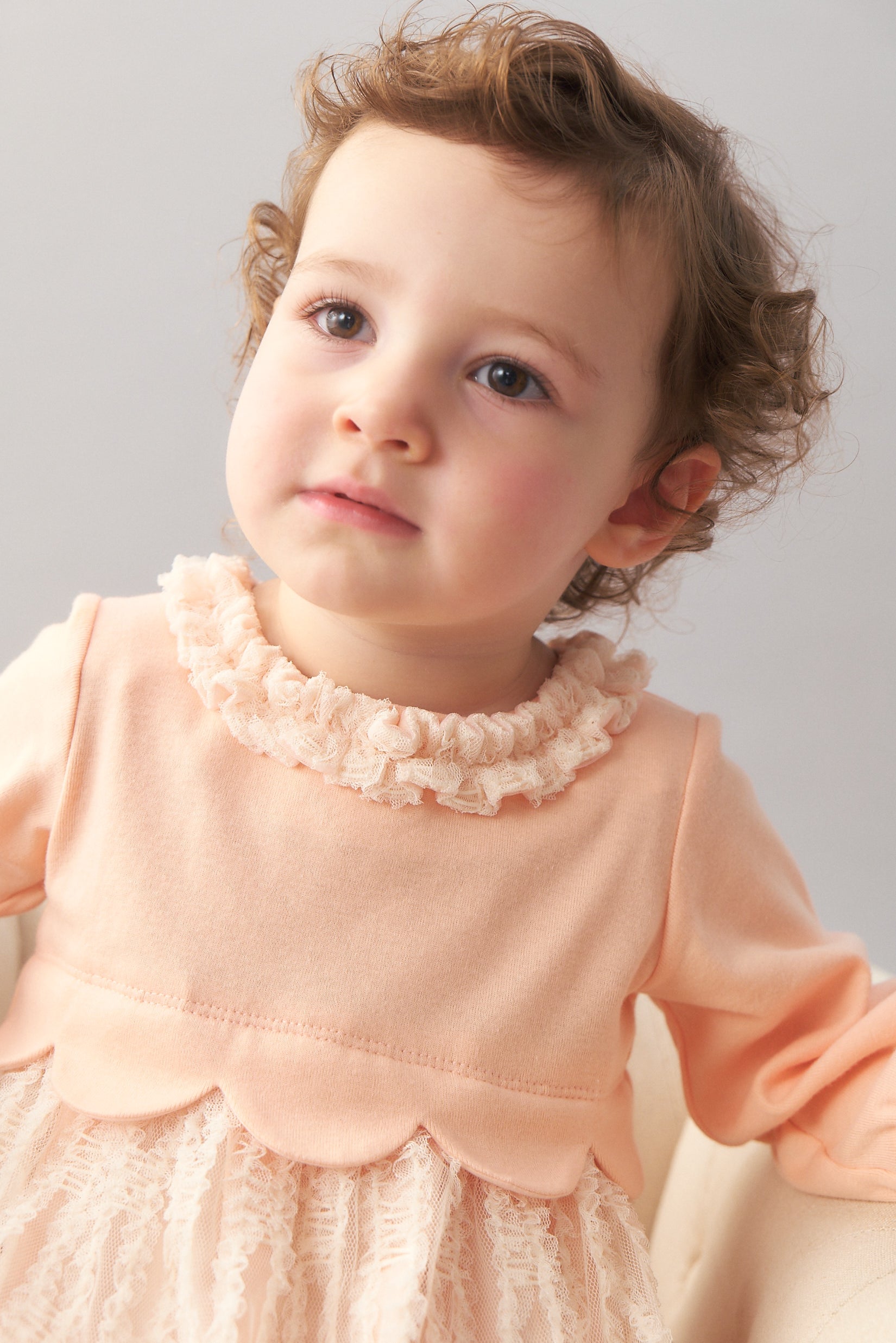 Main | Toddler Cloud Tulle Dress | Petals | 100% organic cotton