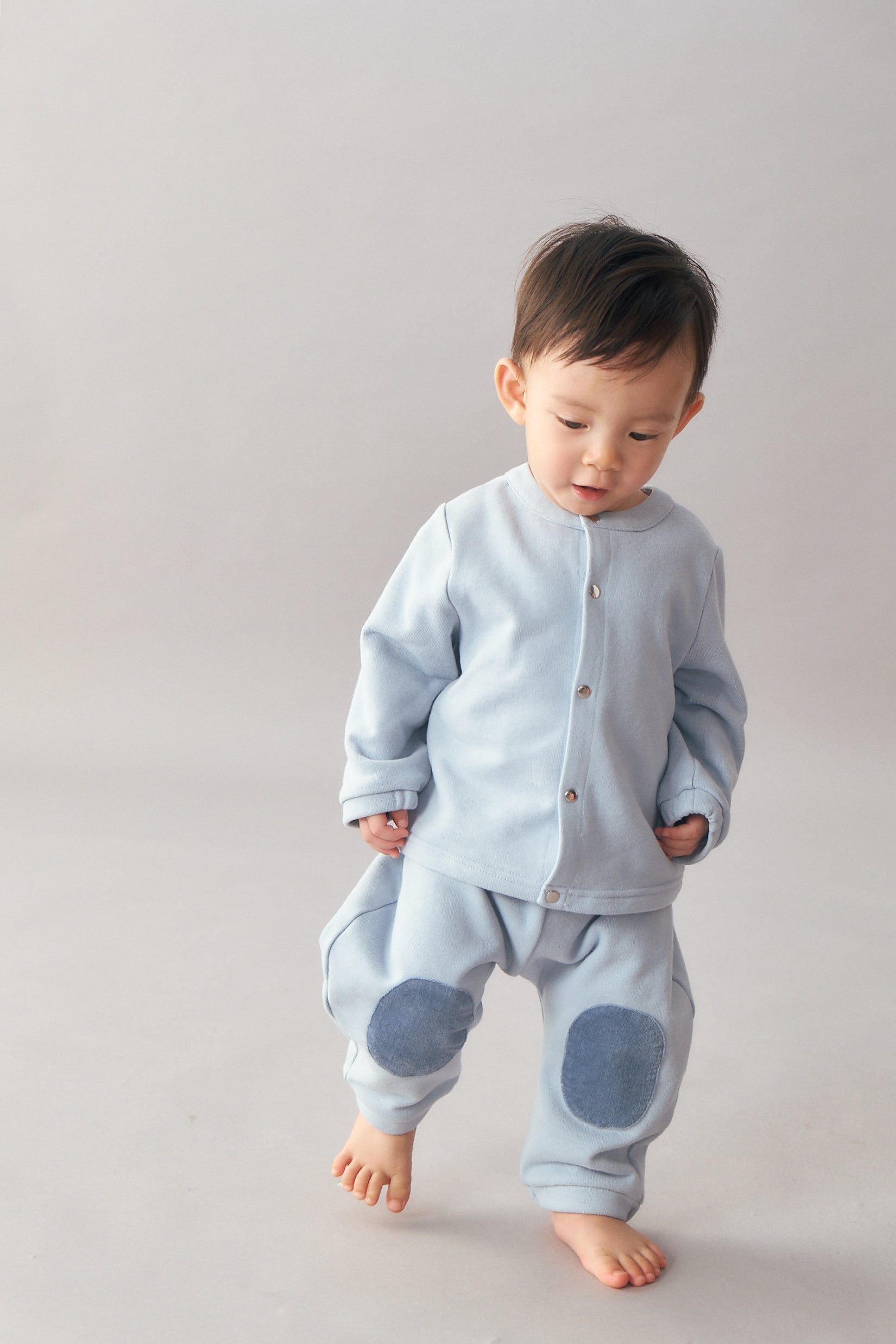 Main | Toddler Organic Cotton Denim Patchwork | Stitching | 100% Organic Cotton
