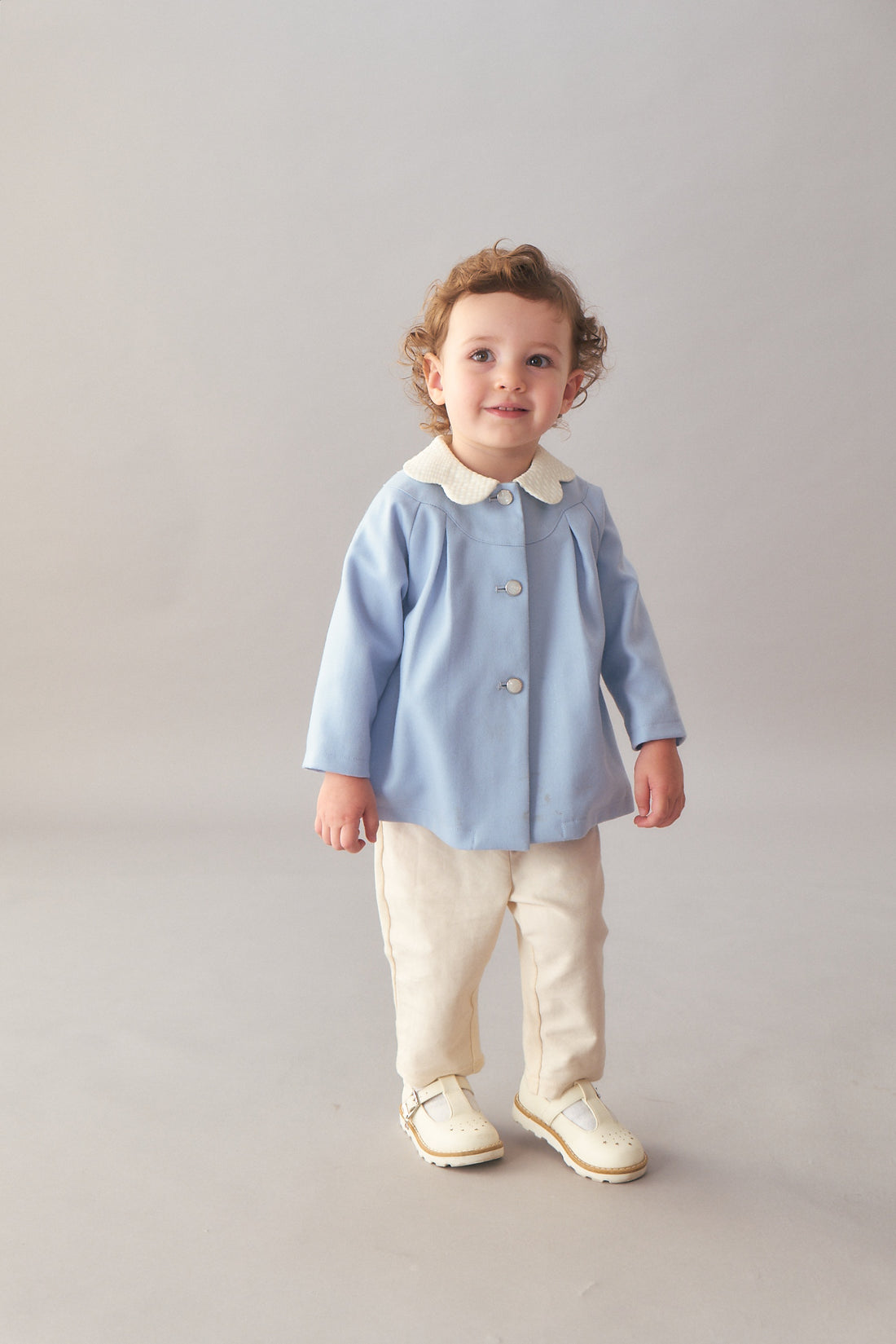 Luxury | Toddler Cloud Fleece Jacket | Butterfly Collar