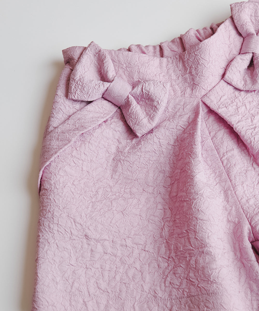 Luxury | Girls Sweetheart Double Bow Shorts | Bow
