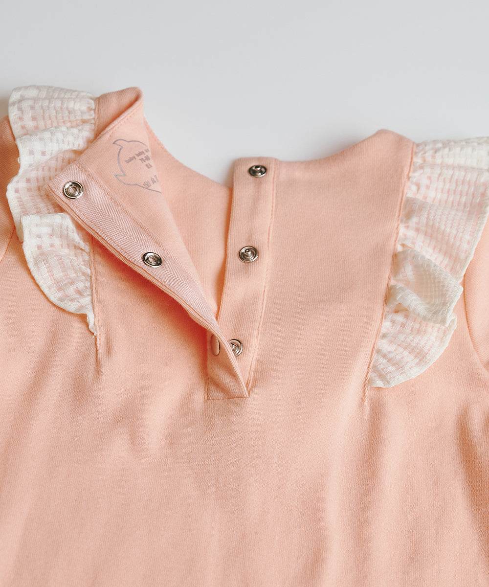 Main | Toddler Baroque Ruffle Long Sleeve Dress | Ruffles | 100% organic cotton
