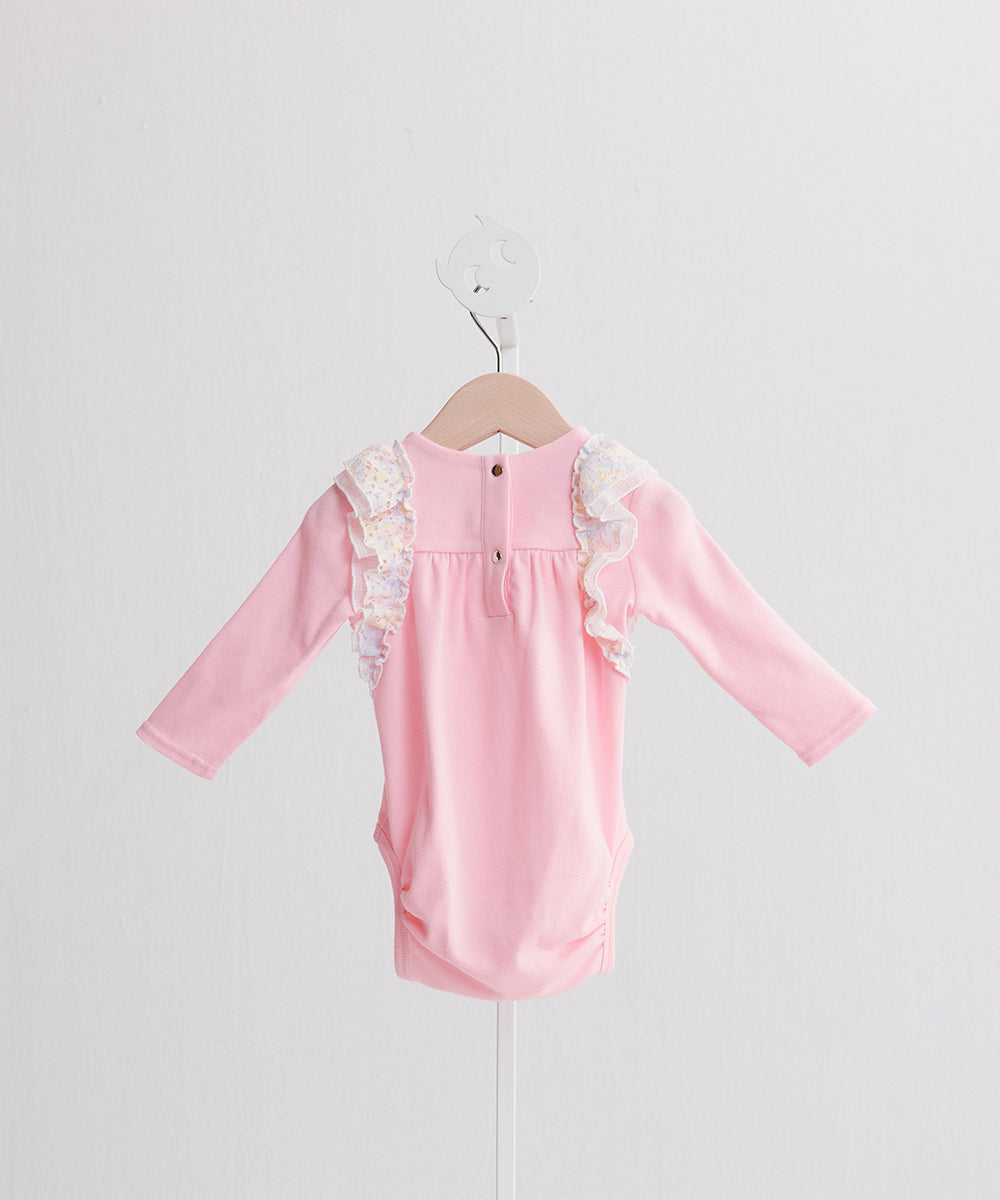 Main | Toddler neon wing lace bodysuit | Lotus leaf | 100% organic cotton